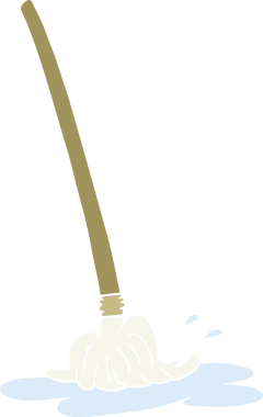 bir insan tarafından çizilmiş düz renk çizgi film paspası