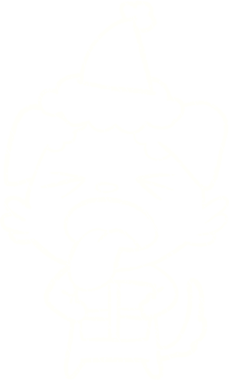 Bir insan tarafından çizilen Noel Köpeği Tebeşiri