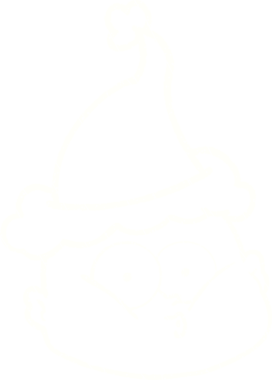 Bir insan tarafından çizilen Noel Adam Tebeşiri