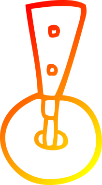 Bir insan tarafından çizilen çizgi film kadrosunun sıcak çizgi çizimi