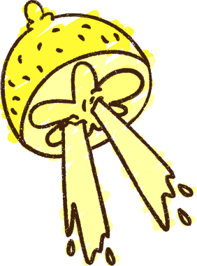 Bir insan tarafından çizilmiş Limon Tebeşiri