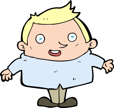 Bir insan tarafından çizilmiş mutlu bir adam.