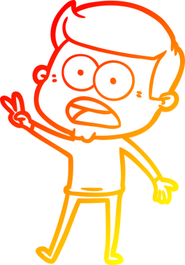 İnsan tarafından çizilmiş bir çizgi film karakteri.