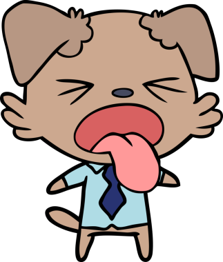 Bir insan tarafından çizilmiş iğrenç bir çizgi film.