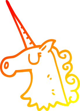 Bir insan tarafından çizilmiş sıcak bir çizgi film çizimi.