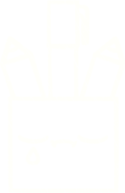 Bir insan tarafından çizilen Sanat Malzemeleri Tebeşiri