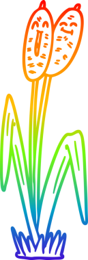 gökkuşağı gradyanı çizimi bir insan tarafından çizilmiş bir çizgi film.