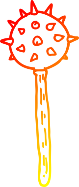 Bir insan tarafından çizilmiş bir ortaçağ çizgi çizimi.