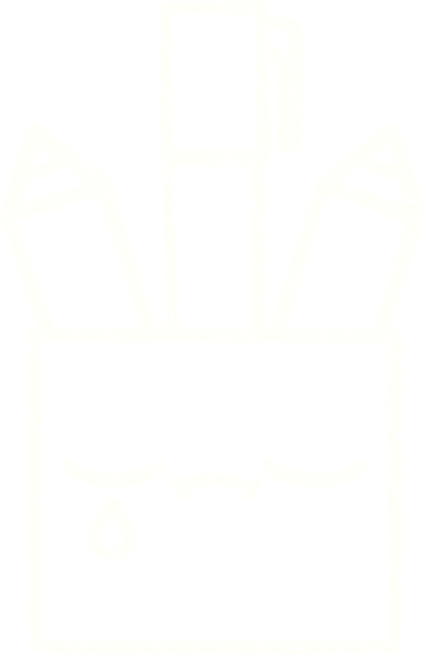 Bir insan tarafından çizilen Sanat Malzemeleri Tebeşiri