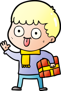 Bir insan tarafından çizilmiş çizgi film adamı.