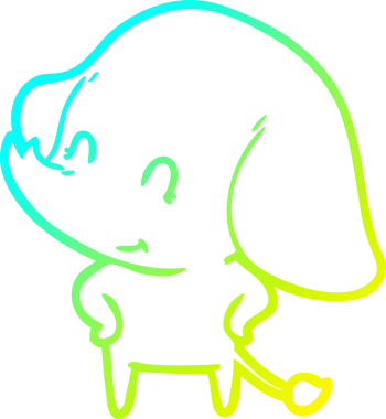 Bir insan tarafından çizilen soğuk eğim çizgisi