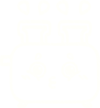 Bir insan tarafından çizilen tost makinesi tebeşiri