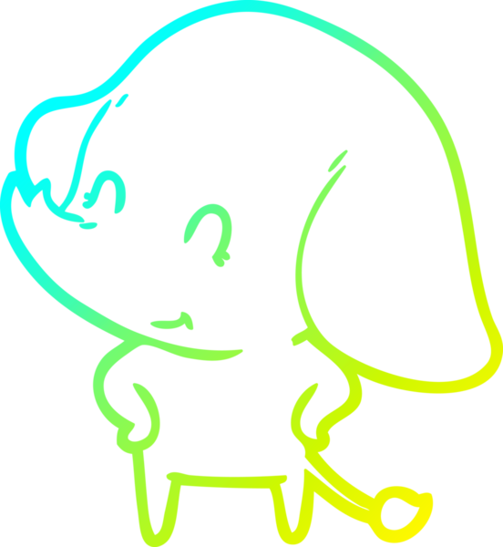 Bir insan tarafından çizilen soğuk eğim çizgisi