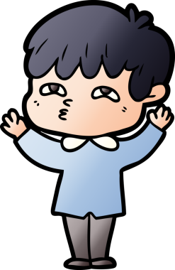 Bir insan tarafından çizilmiş garip bir adam.