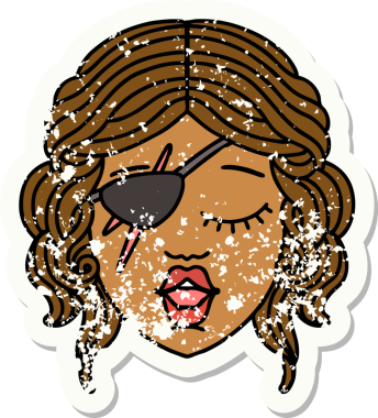 Retro Dövme Tarzı Bir İnsan Tarzı Düzenbaz Karakteri