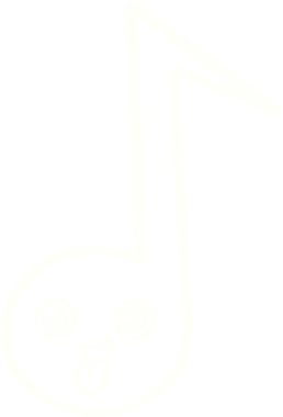 Bir insan tarafından çizilen Müzik Notu Tebeşiri