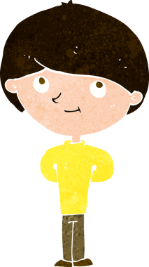 Bir insan tarafından çizilmiş el çizimi karikatür