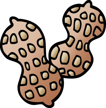 Bir insan tarafından çizilmiş karikatür fıstığı.