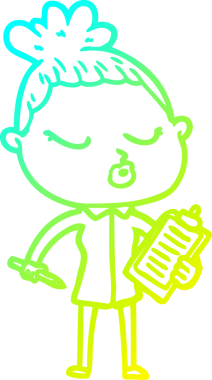 Bir insan tarafından çizilmiş soğuk bir çizgi film çizimi.