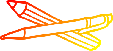 Bir insan tarafından çizilmiş bir karikatür kalemi çizimi