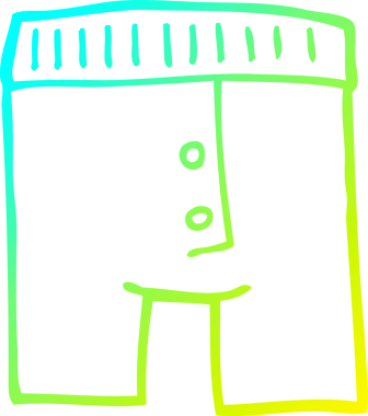 Bir insan tarafından çizilmiş bir çizgi film iç çamaşırı çizimi.