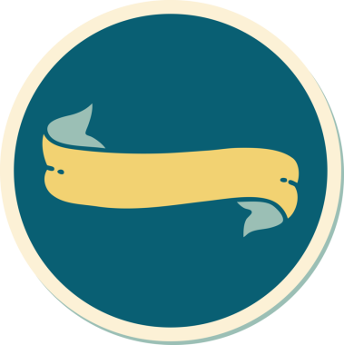 Bir insan tarafından çizilmiş geleneksel bir dövme etiketi.