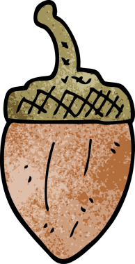 Bir insan tarafından çizilmiş karikatür palamudu.