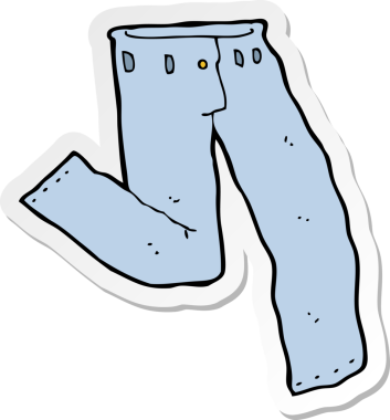 Bir insan tarafından çizilmiş karikatür kotunun çıkartması.