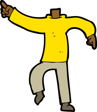 karikatür noktalama gövdesi (bir insan tarafından çizilen ve eşleştirilen karikatürler)