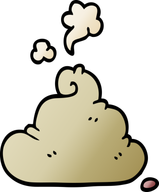 Bir insan tarafından çizilmiş karikatür kakası.