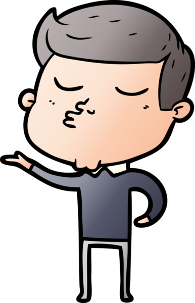 Bir insan tarafından çizilmiş karikatür mankeni adam.