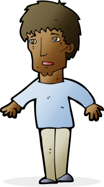 Bir insan tarafından çizilen karikatür adamı şaşırttı