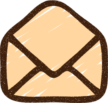 Bir insan tarafından çizilmiş Posta Tebeşirini Aç