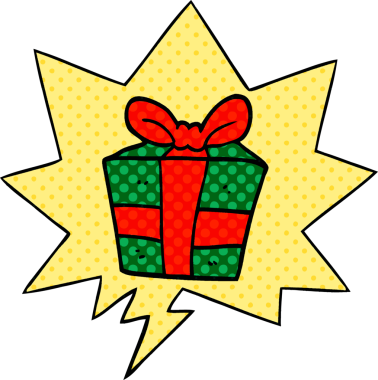 Bir insan tarafından çizilmiş çizgi roman tarzında konuşma balonu olan bir çizgi film.