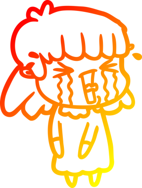 Bir insan tarafından çizilmiş bir karikatür kadın çizimi