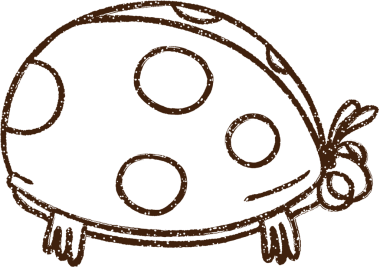 Uğur böceği Kömürü Bir insan tarafından çizilmiş