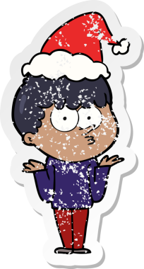 Bir insan tarafından çizilmiş, omuzlarını silken, omuzlarını silken meraklı bir çocuğun çizdiği el yazısı.