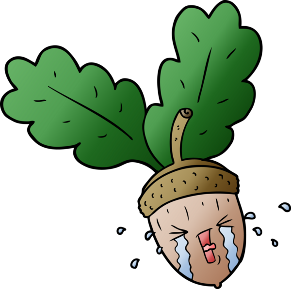 Bir insan tarafından çizilmiş ağlayan palamut.