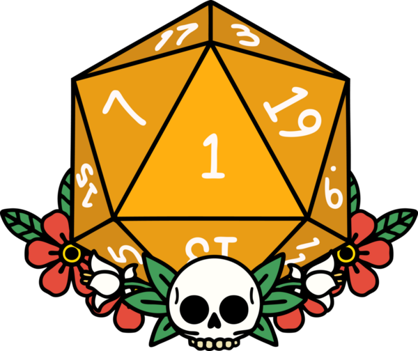 Retro Dövme Tarzı Doğal Zarlar Bir insan tarafından çizilmiş çiçek elementleri ile yuvarlanır