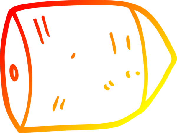 Bir çizgi filmin sıcak çizgi çizimi. Bir insan tarafından çizilmiş büyük bir kurşun.