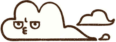 Bir insan tarafından çizilen Sinirli Bulut Tebeşiri