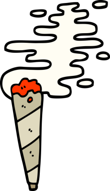 Bir insan tarafından çizilmiş karalama tarzı tıbbi eklem.