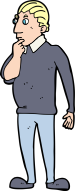 Bir insan tarafından çizilmiş garip bir adam.