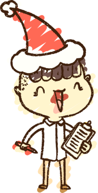 Bir insan tarafından çizilen Noel Adam Tebeşiri