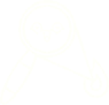 Bir insan tarafından çizilen Büyüteç Tebeşir Çizimi