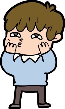 Bir insan tarafından çizilmiş garip bir adam.