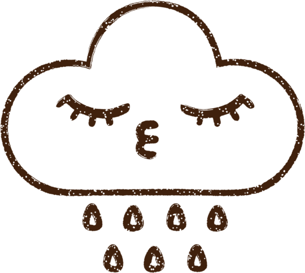 Bir insan tarafından çizilen Yağmur Bulutu Kömürü