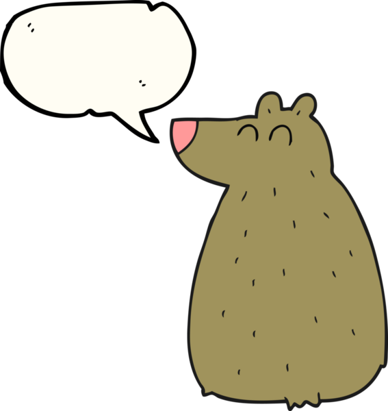 Bir insan tarafından çizilmiş serbest konuşma balonu karikatürü.