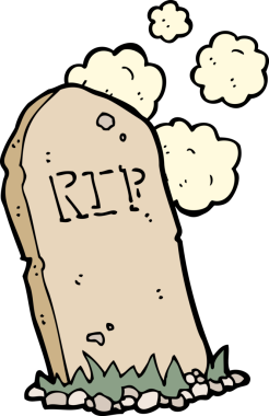 bir insan tarafından çizilmiş ürkütücü bir mezar.