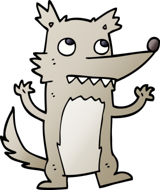 Bir insan tarafından çizilmiş vektör gradyan çizim çizimi.